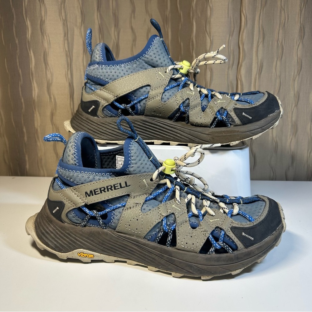 Merrell Moab Flight Sieve Women’s 8 Hiking Trail Sneakers J067100 Stonewash Mid